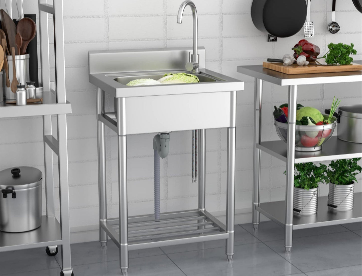 Lafati Utility Sink For Outdoor and Indoor Use